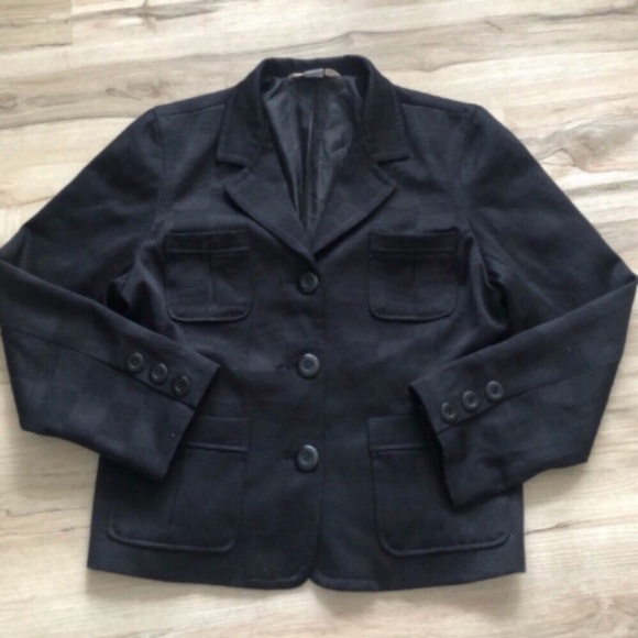 MASSIVE $10 SALE Vintage Black Melrose Blazer Jacket - Picture 1 of 7